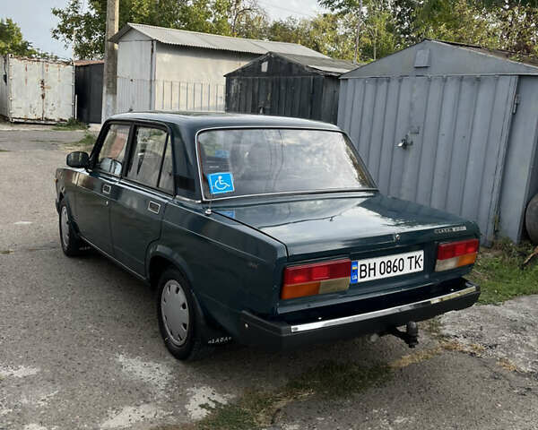 Зелений ВАЗ 2107, об'ємом двигуна 1.6 л та пробігом 66 тис. км за 1300 $, фото 1 на Automoto.ua
