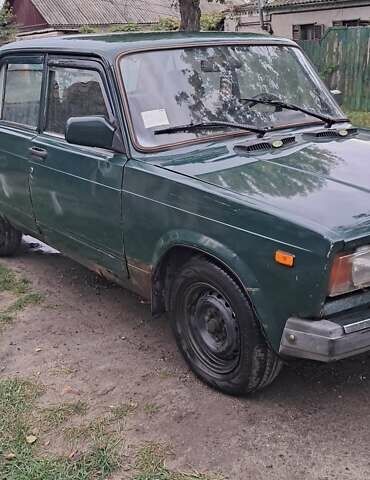 Зеленый ВАЗ 2107, объемом двигателя 1.45 л и пробегом 58 тыс. км за 400 $, фото 2 на Automoto.ua