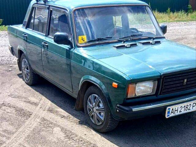 Зеленый ВАЗ 2107, объемом двигателя 1.5 л и пробегом 223 тыс. км за 1100 $, фото 4 на Automoto.ua