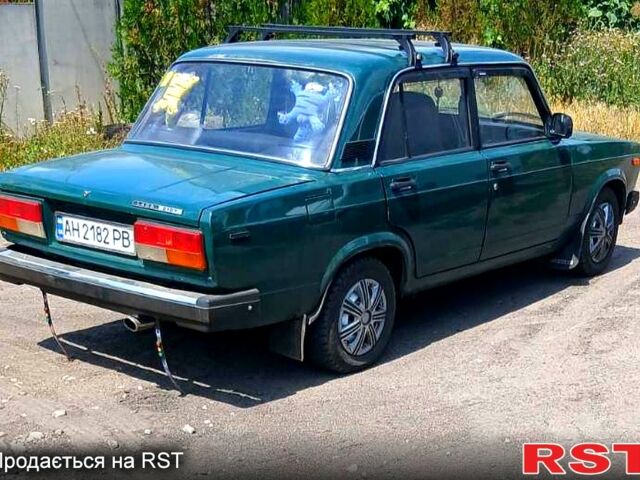 Зеленый ВАЗ 2107, объемом двигателя 1.5 л и пробегом 223 тыс. км за 1100 $, фото 2 на Automoto.ua