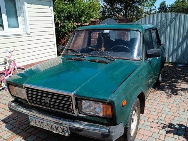 Зеленый ВАЗ 2107, объемом двигателя 0 л и пробегом 150 тыс. км за 433 $, фото 1 на Automoto.ua