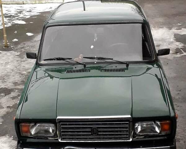Зеленый ВАЗ 2107, объемом двигателя 1.5 л и пробегом 200 тыс. км за 900 $, фото 3 на Automoto.ua
