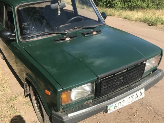 Зелений ВАЗ 2107, об'ємом двигуна 1.3 л та пробігом 3 тис. км за 599 $, фото 1 на Automoto.ua