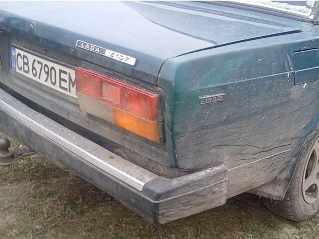 Зеленый ВАЗ 2107, объемом двигателя 1.5 л и пробегом 44 тыс. км за 213 $, фото 2 на Automoto.ua
