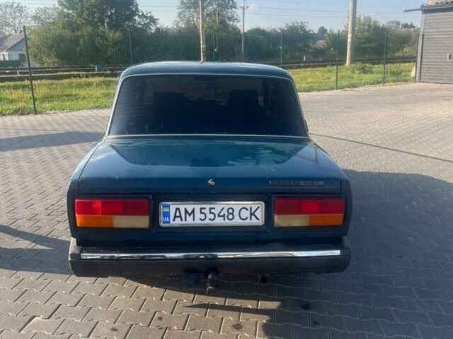 Зеленый ВАЗ 2107, объемом двигателя 1.6 л и пробегом 3 тыс. км за 550 $, фото 1 на Automoto.ua