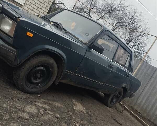 Зеленый ВАЗ 2107, объемом двигателя 1.45 л и пробегом 773 тыс. км за 590 $, фото 1 на Automoto.ua