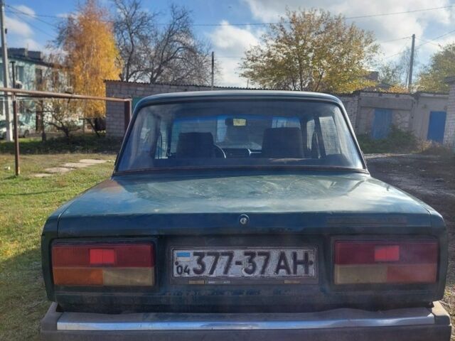 Зеленый ВАЗ 2107, объемом двигателя 1.5 л и пробегом 250 тыс. км за 716 $, фото 2 на Automoto.ua