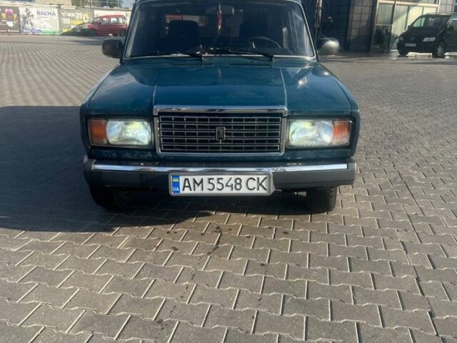 Зеленый ВАЗ 2107, объемом двигателя 1.6 л и пробегом 3 тыс. км за 550 $, фото 4 на Automoto.ua