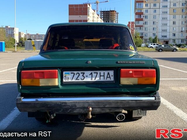 Зеленый ВАЗ 2107, объемом двигателя 1.3 л и пробегом 83 тыс. км за 850 $, фото 3 на Automoto.ua