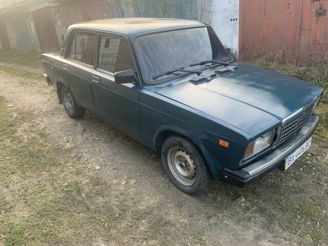 Зеленый ВАЗ 2107, объемом двигателя 0 л и пробегом 90 тыс. км за 592 $, фото 3 на Automoto.ua