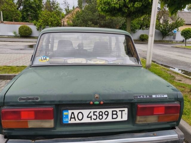 Зелений ВАЗ 2107, об'ємом двигуна 1.5 л та пробігом 20 тис. км за 250 $, фото 2 на Automoto.ua