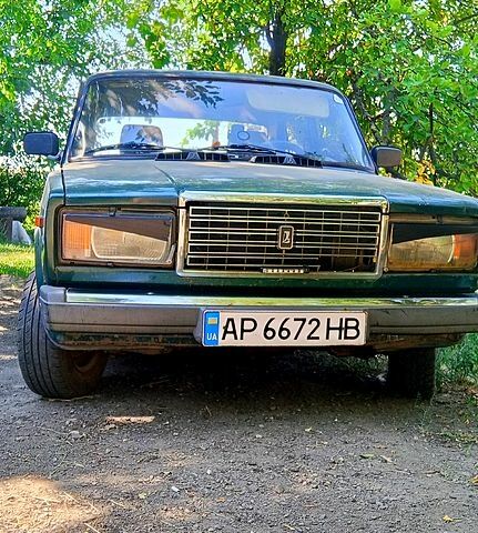 Зеленый ВАЗ 2107, объемом двигателя 1.5 л и пробегом 200 тыс. км за 670 $, фото 1 на Automoto.ua
