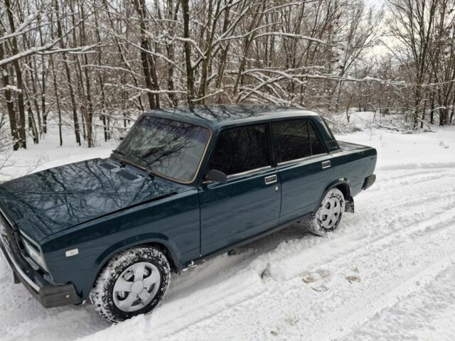 Зеленый ВАЗ 2107, объемом двигателя 1.5 л и пробегом 1 тыс. км за 1150 $, фото 1 на Automoto.ua