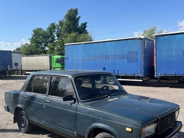 Зеленый ВАЗ 2107, объемом двигателя 1.5 л и пробегом 57 тыс. км за 750 $, фото 1 на Automoto.ua