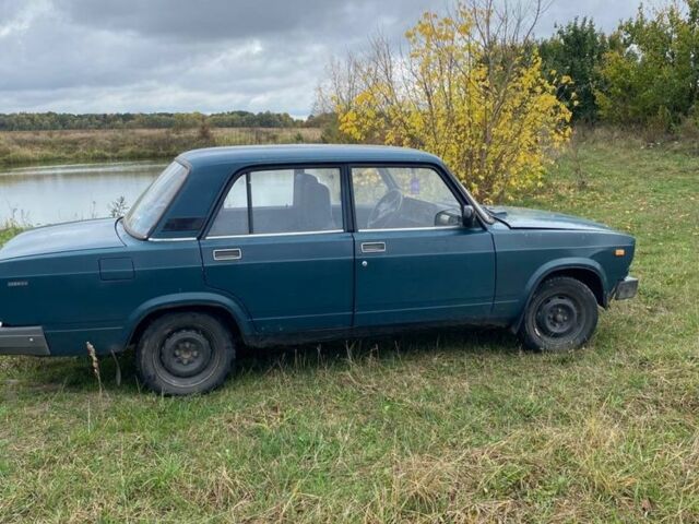 Зеленый ВАЗ 2107, объемом двигателя 1.5 л и пробегом 67 тыс. км за 1050 $, фото 1 на Automoto.ua