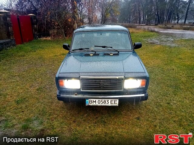 Зеленый ВАЗ 2107, объемом двигателя 1.5 л и пробегом 400 тыс. км за 1200 $, фото 3 на Automoto.ua