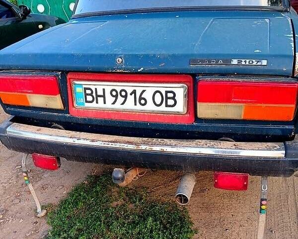 Зеленый ВАЗ 2107, объемом двигателя 1.4 л и пробегом 100 тыс. км за 1100 $, фото 3 на Automoto.ua