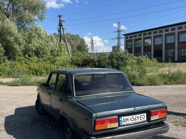 Зеленый ВАЗ 2107, объемом двигателя 1.5 л и пробегом 57 тыс. км за 750 $, фото 4 на Automoto.ua