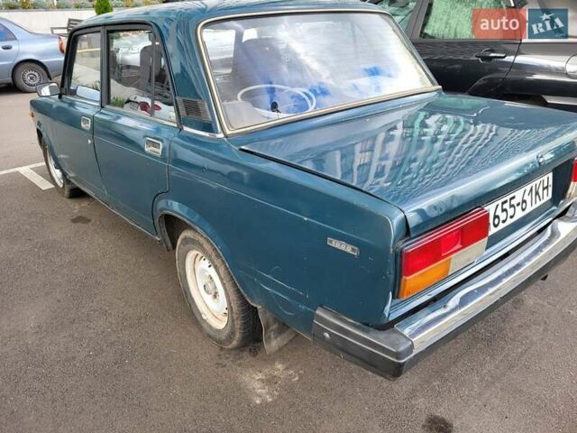 Зеленый ВАЗ 2107, объемом двигателя 1.5 л и пробегом 94 тыс. км за 800 $, фото 4 на Automoto.ua