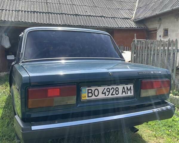 Зеленый ВАЗ 2107, объемом двигателя 1.57 л и пробегом 71 тыс. км за 1500 $, фото 3 на Automoto.ua
