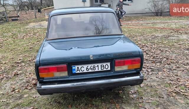 Зеленый ВАЗ 2107, объемом двигателя 1.5 л и пробегом 110 тыс. км за 1200 $, фото 5 на Automoto.ua
