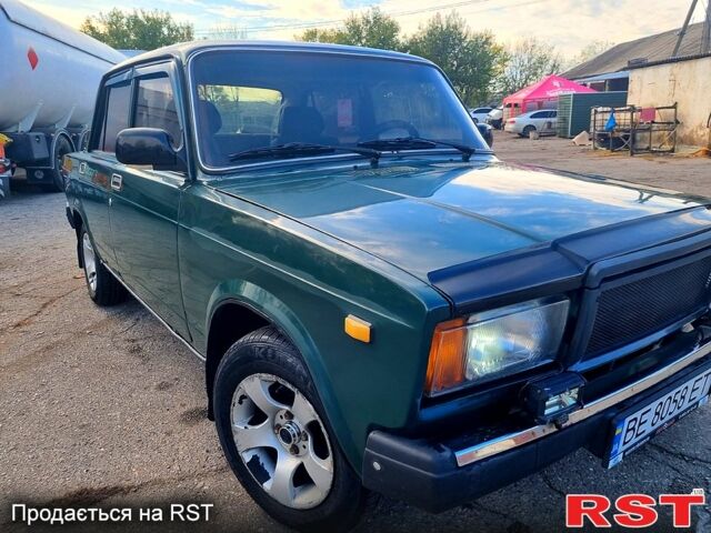 ВАЗ 2107 2002 в Баштанке на Automoto.ua Зеленый ВАЗ 2107, объемом двигателя 1.5 л и пробегом 140 тыс. км за 1100 $, фото 5 на Automoto.ua