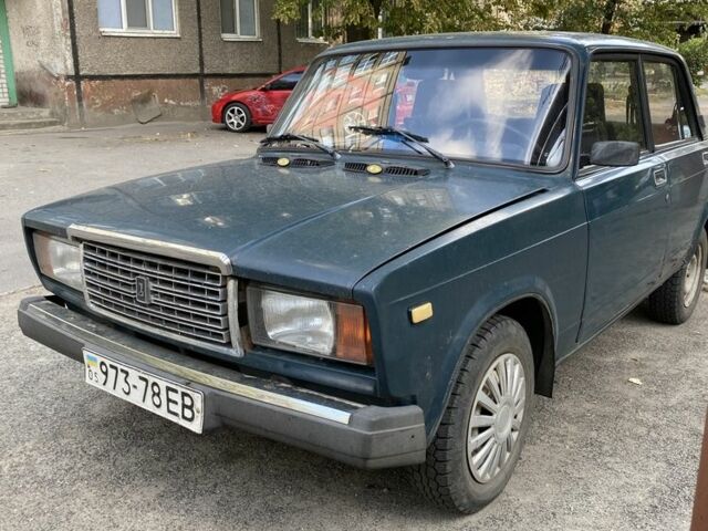 Зеленый ВАЗ 2107, объемом двигателя 1.6 л и пробегом 90 тыс. км за 716 $, фото 2 на Automoto.ua