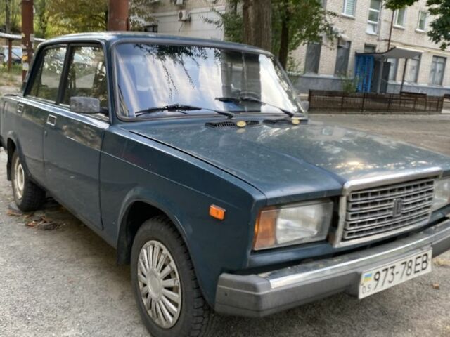 Зеленый ВАЗ 2107, объемом двигателя 1.6 л и пробегом 90 тыс. км за 716 $, фото 1 на Automoto.ua