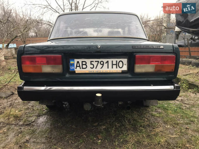 Зелений ВАЗ 2107, об'ємом двигуна 1.45 л та пробігом 197 тис. км за 1350 $, фото 1 на Automoto.ua