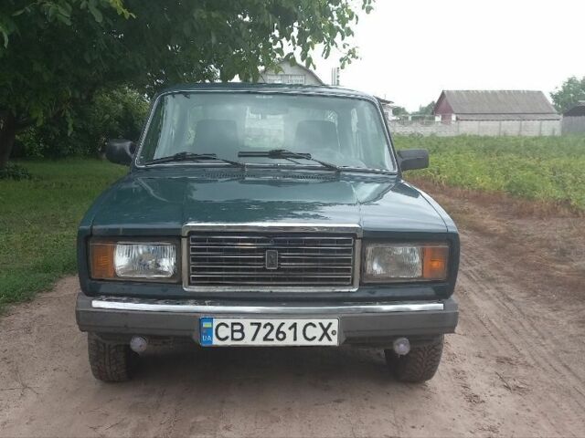 ВАЗ 2107 2003 в Корюковке на Automoto.ua Зеленый ВАЗ 2107, объемом двигателя 1.5 л и пробегом 1 тыс. км за 1200 $, фото 1 на Automoto.ua