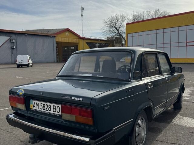 Зеленый ВАЗ 2107, объемом двигателя 1.6 л и пробегом 187 тыс. км за 1250 $, фото 3 на Automoto.ua