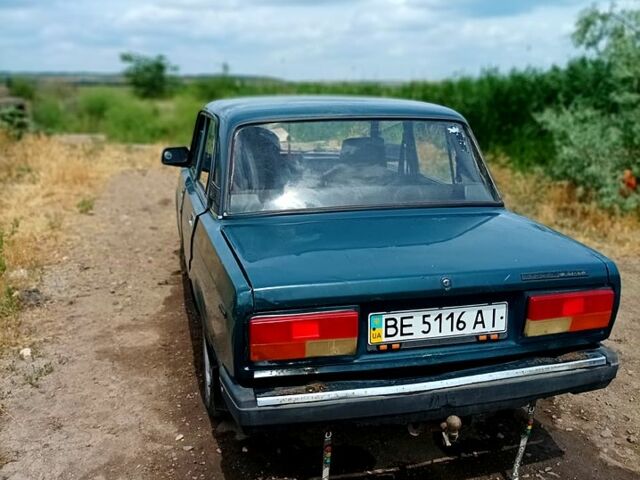Зеленый ВАЗ 2107, объемом двигателя 1.6 л и пробегом 100 тыс. км за 850 $, фото 1 на Automoto.ua