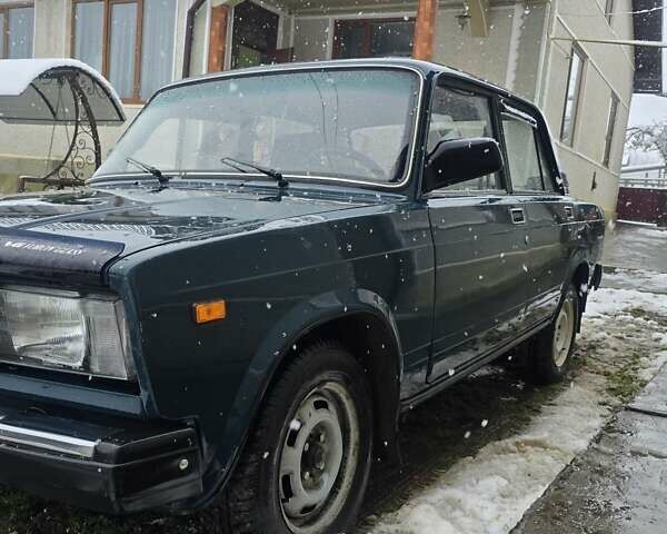 Зеленый ВАЗ 2107, объемом двигателя 1.57 л и пробегом 150 тыс. км за 1250 $, фото 1 на Automoto.ua