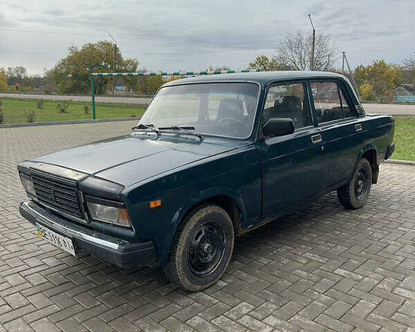 Зеленый ВАЗ 2107, объемом двигателя 1.57 л и пробегом 120 тыс. км за 850 $, фото 1 на Automoto.ua