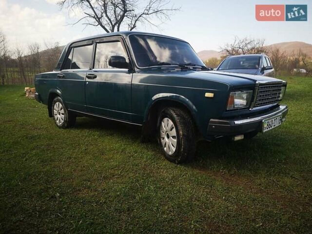 Зелений ВАЗ 2107, об'ємом двигуна 1.6 л та пробігом 75 тис. км за 1900 $, фото 1 на Automoto.ua
