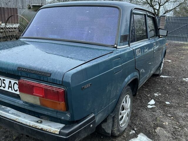 Зеленый ВАЗ 2107, объемом двигателя 1.3 л и пробегом 100 тыс. км за 700 $, фото 2 на Automoto.ua