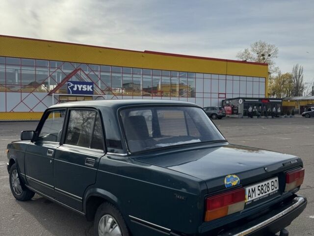 Зеленый ВАЗ 2107, объемом двигателя 1.6 л и пробегом 187 тыс. км за 1250 $, фото 4 на Automoto.ua