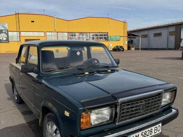 Зеленый ВАЗ 2107, объемом двигателя 1.6 л и пробегом 187 тыс. км за 1250 $, фото 2 на Automoto.ua