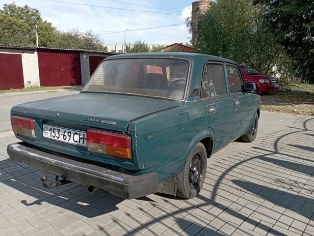 Зелений ВАЗ 2107, об'ємом двигуна 1 л та пробігом 1 тис. км за 750 $, фото 2 на Automoto.ua