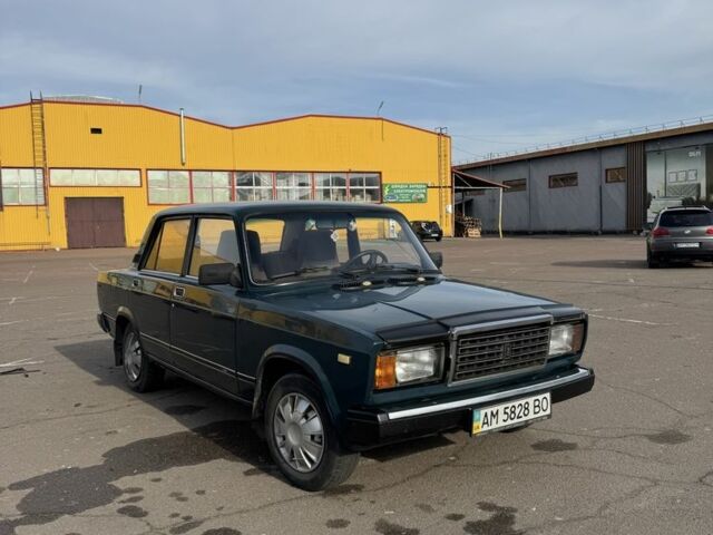 Зеленый ВАЗ 2107, объемом двигателя 1.6 л и пробегом 187 тыс. км за 1250 $, фото 1 на Automoto.ua