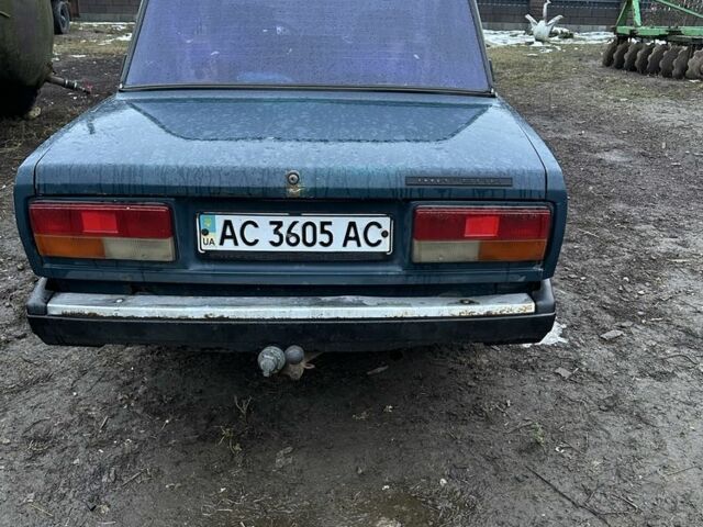 Зеленый ВАЗ 2107, объемом двигателя 1.3 л и пробегом 100 тыс. км за 700 $, фото 7 на Automoto.ua