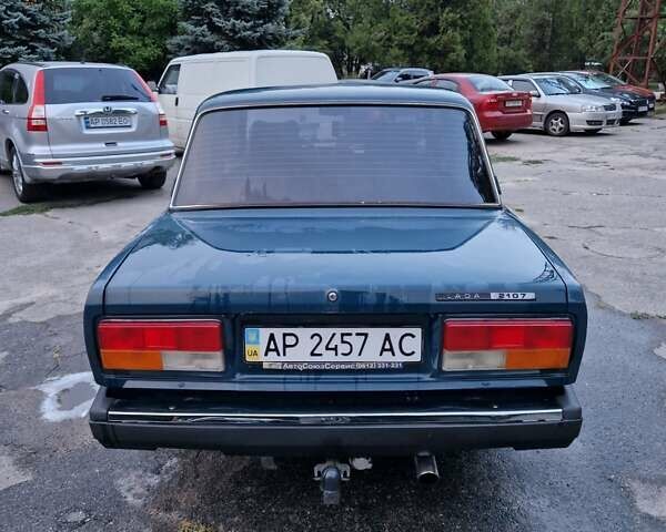 Зеленый ВАЗ 2107, объемом двигателя 1.5 л и пробегом 93 тыс. км за 1600 $, фото 1 на Automoto.ua