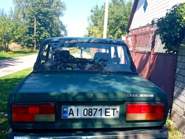 Зеленый ВАЗ 2107, объемом двигателя 1.5 л и пробегом 85 тыс. км за 725 $, фото 3 на Automoto.ua