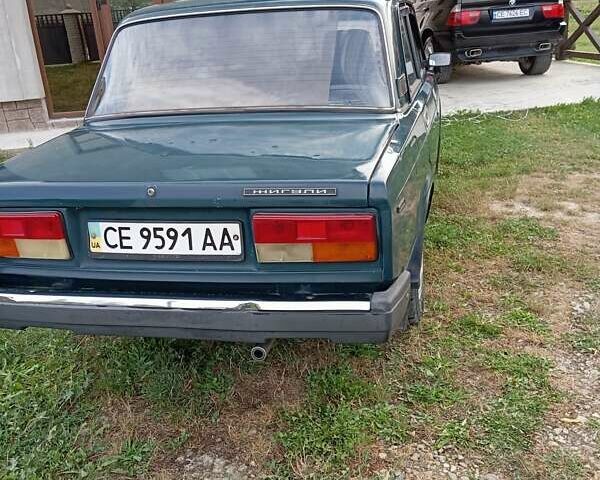 Зеленый ВАЗ 2107, объемом двигателя 1.45 л и пробегом 100 тыс. км за 1250 $, фото 4 на Automoto.ua