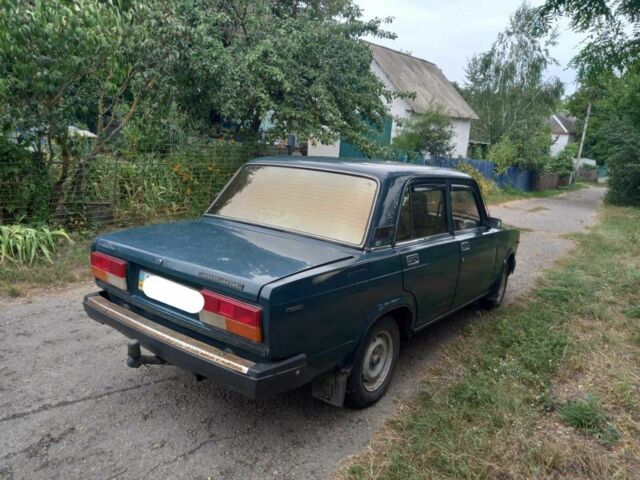 Зелений ВАЗ 2107, об'ємом двигуна 1.45 л та пробігом 106 тис. км за 1600 $, фото 7 на Automoto.ua