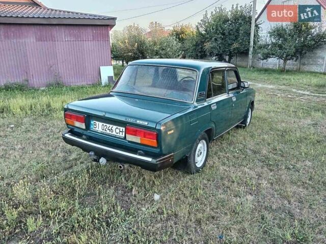 Зелений ВАЗ 2107, об'ємом двигуна 1.45 л та пробігом 130 тис. км за 1450 $, фото 2 на Automoto.ua
