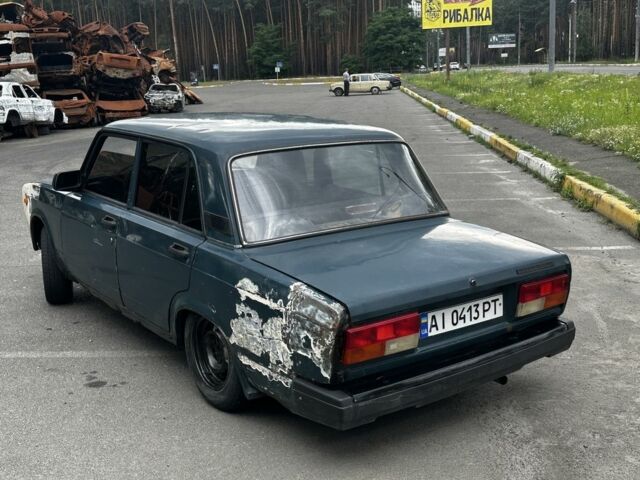 Зеленый ВАЗ 2107, объемом двигателя 1.5 л и пробегом 50 тыс. км за 553 $, фото 2 на Automoto.ua