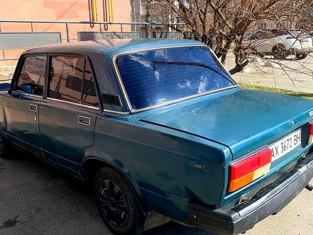 Зеленый ВАЗ 2107, объемом двигателя 1.5 л и пробегом 100 тыс. км за 600 $, фото 1 на Automoto.ua