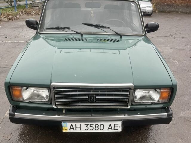 Зеленый ВАЗ 2107, объемом двигателя 1.5 л и пробегом 105 тыс. км за 1250 $, фото 1 на Automoto.ua