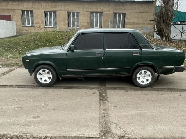 Зеленый ВАЗ 2107, объемом двигателя 1.5 л и пробегом 3 тыс. км за 616 $, фото 1 на Automoto.ua